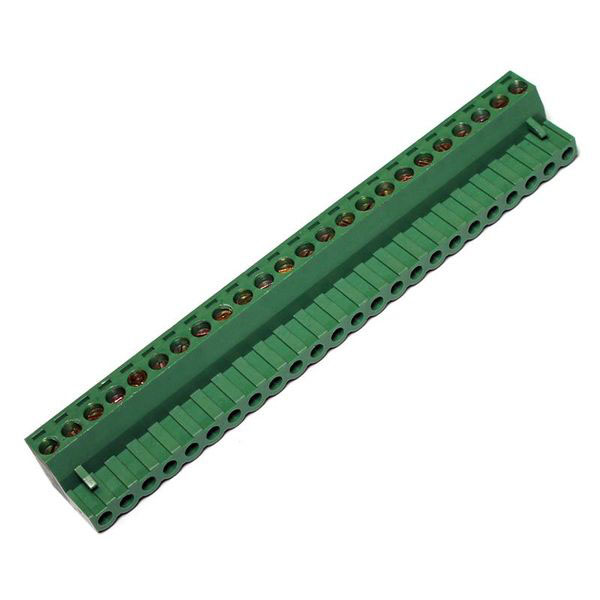 24 Conductor Standard Pluggable Terminal Block - Click Image to Close